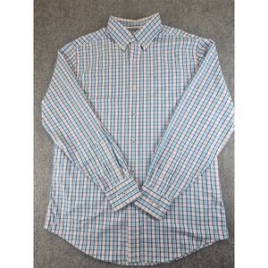 Southern Tide Intercoastal Mens Medium Plaid Button Down Shirt Excellent 1422